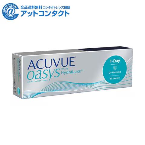 ワンデーアキュビューオアシス30枚【BC】9.0【度数】-0.50　1箱