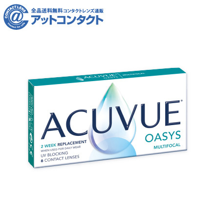 アキュビューオアシスマルチフォーカル6枚【BC】8.4 【度数】0.00【加入度数(LMH)】+1.25　1箱
