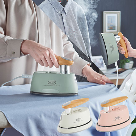 Toffy ハンディアイロン&スチーマー ペールアクア HW-SM2-PA
