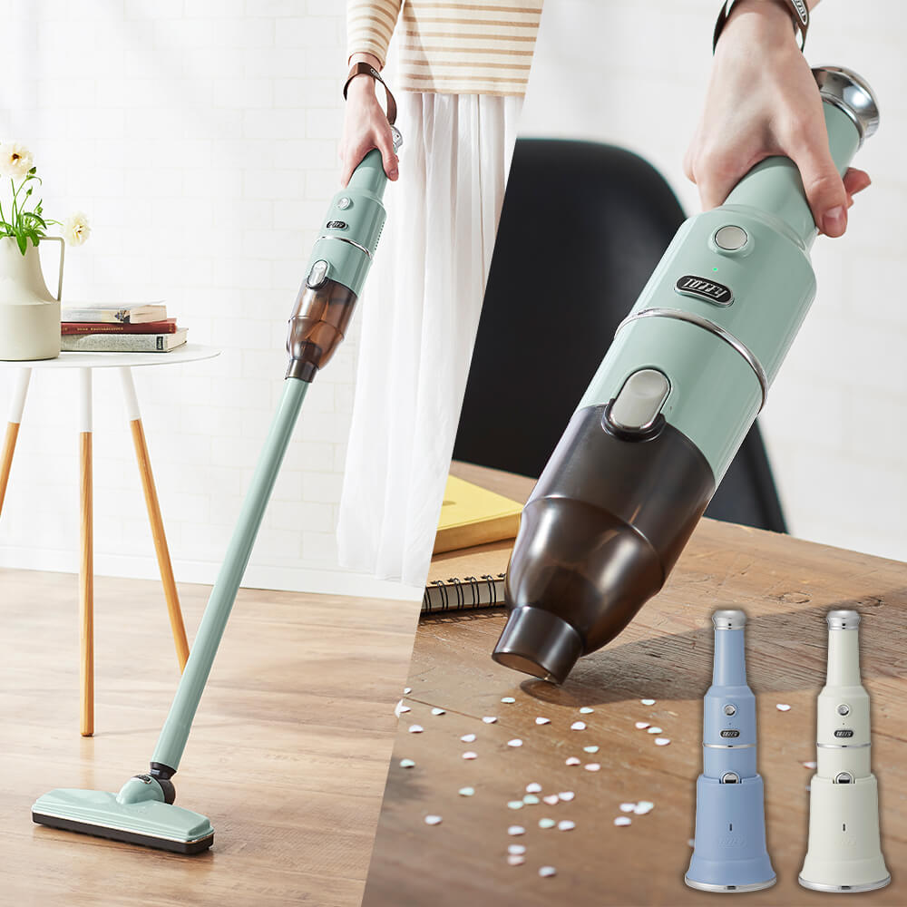 Toffy コードレススティッククリーナー ペールアクア HW-VC2-PA