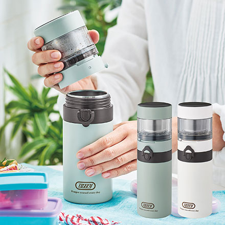 Toffy ポータブルブリューボトル ペールアクア K-CC3-PA