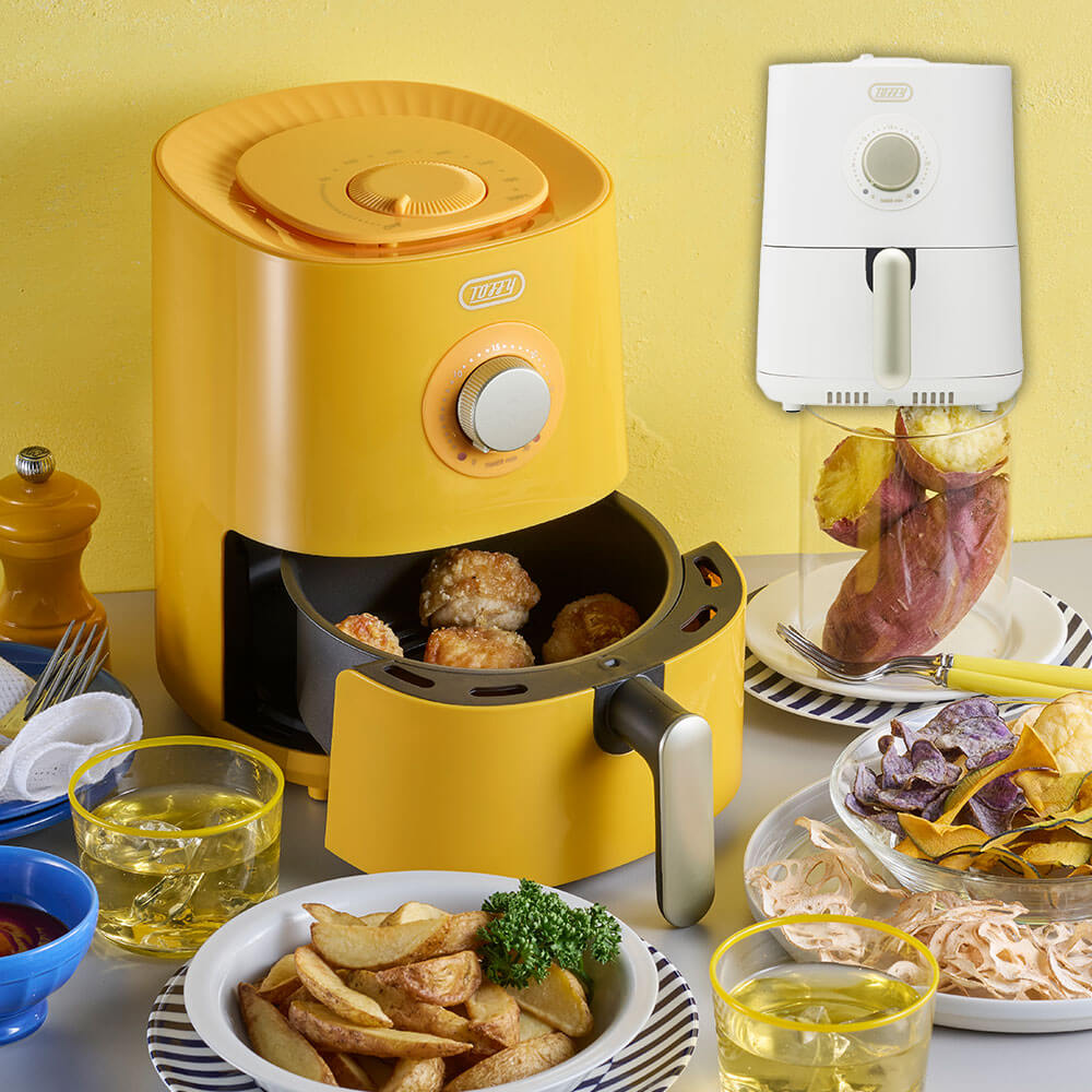 Toffy エアフライヤー ミニ<1.2L> パンナホワイト K-HAF1-PAW