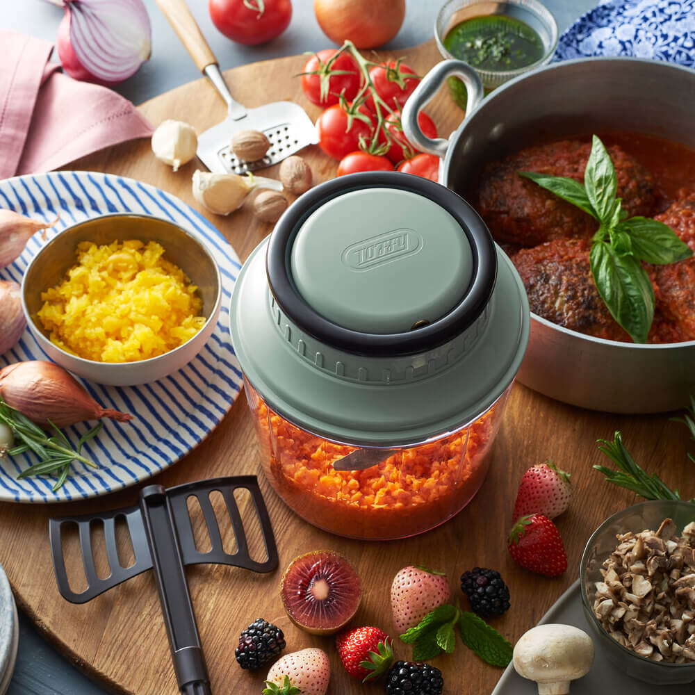 Toffy ハンディチョッパー L ペールアクア K-HC11-PA