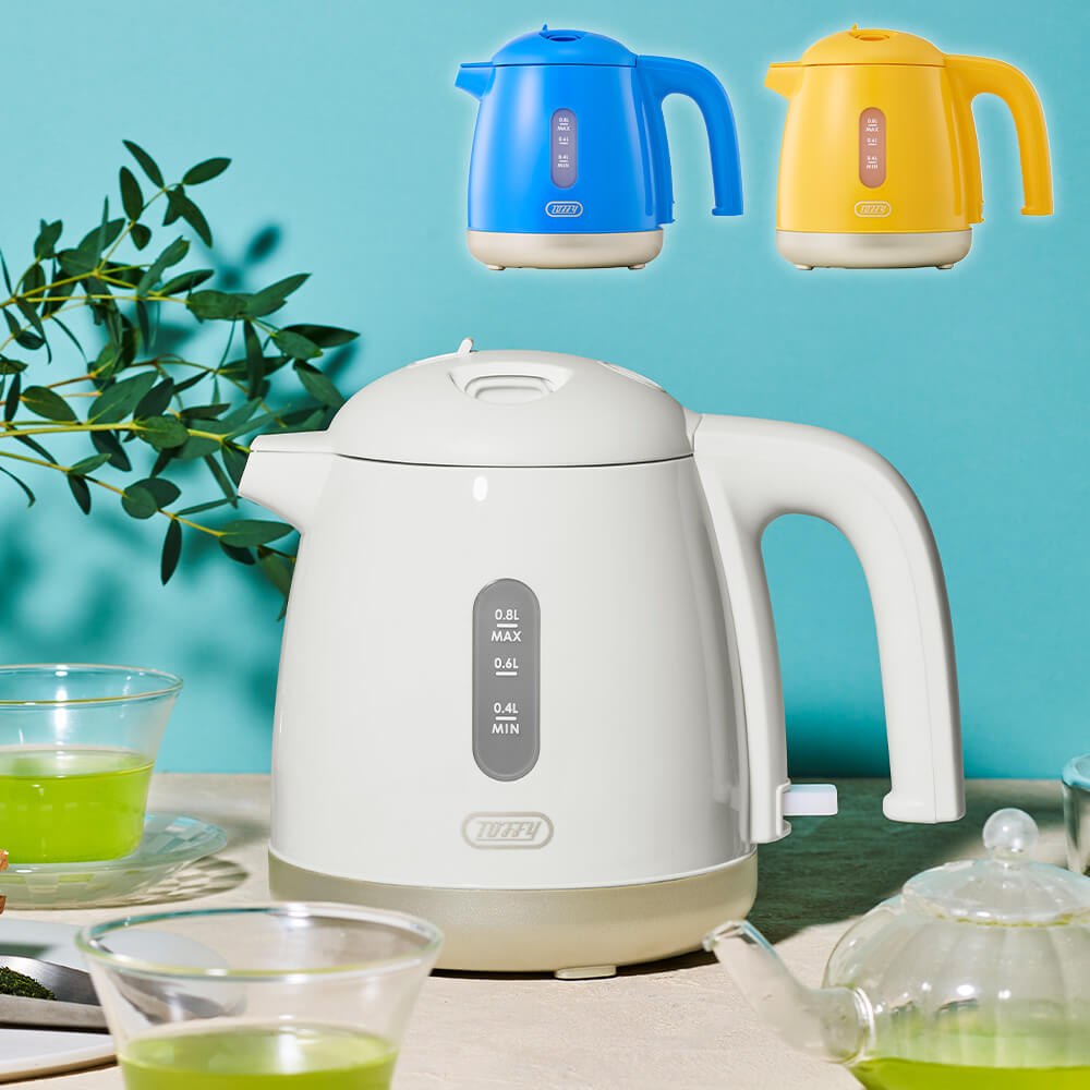Toffy 給湯ロック付き電気ケトル カナリアイエロー K-HKT1-CAY