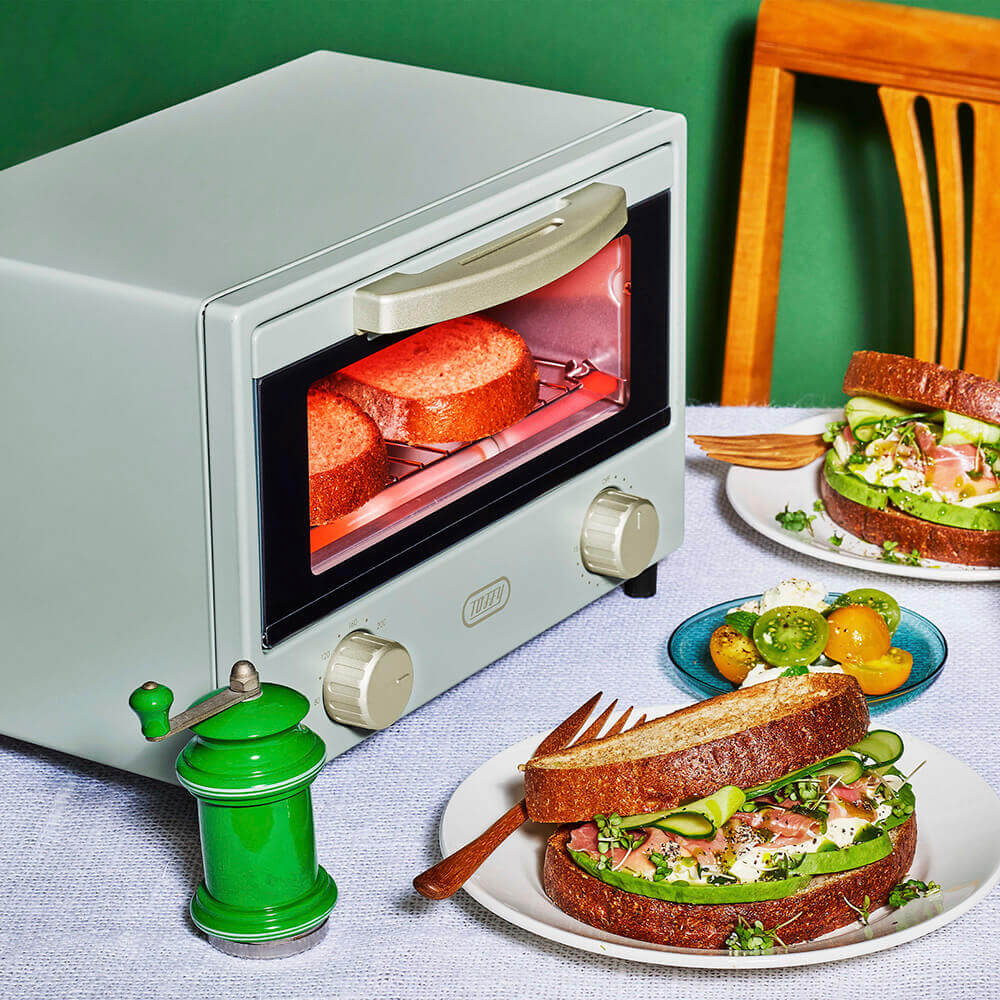 Toffy 遠赤ヒーターオーブントースター スモーキーリーフ K-HTS2-SML