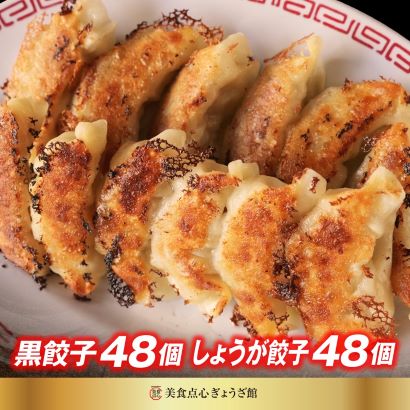 黒餃子 48個 しょうが餃子 48個 計96個
