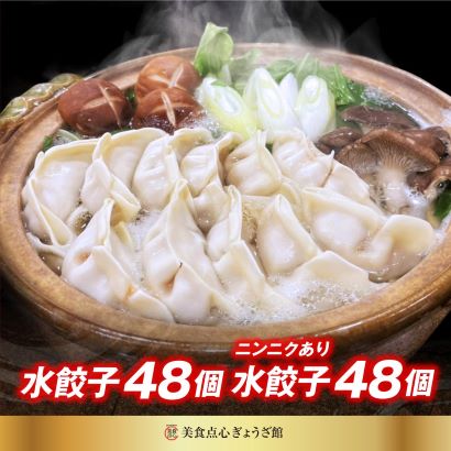水餃子ニンニクあり 48個 水餃子 48個 計96個