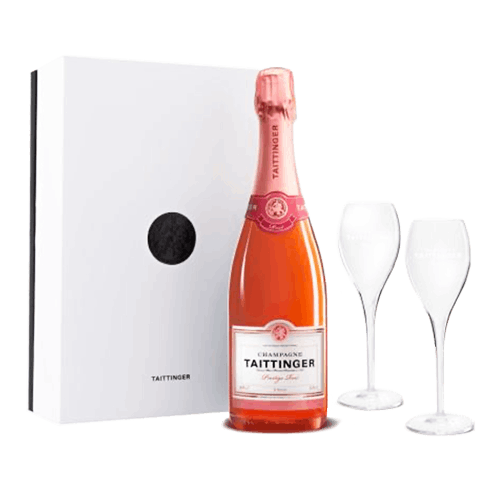 テタンジェ プレスティージュ・ロゼ パラドックス・グラスセット <2V64>