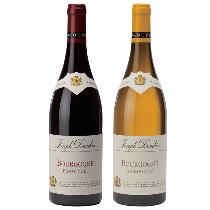 メゾン・ジョゼフ・ドルーアン ブルゴーニュ ＜ピノ・ノワール／シャルドネ＞ ２本セット