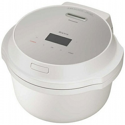 Panasonic パナソニック 自動調理鍋 オートクッカー Bistro ビストロ ライトグレージュ NF-AC700-H