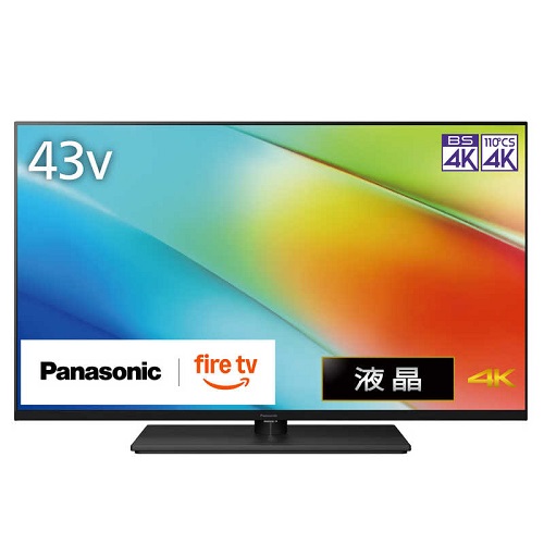 テレビ 43V型 4K液晶 VIERA ビエラ 液晶ハイグレードモデル Fire TV搭載 パナソニック TV-43W90B