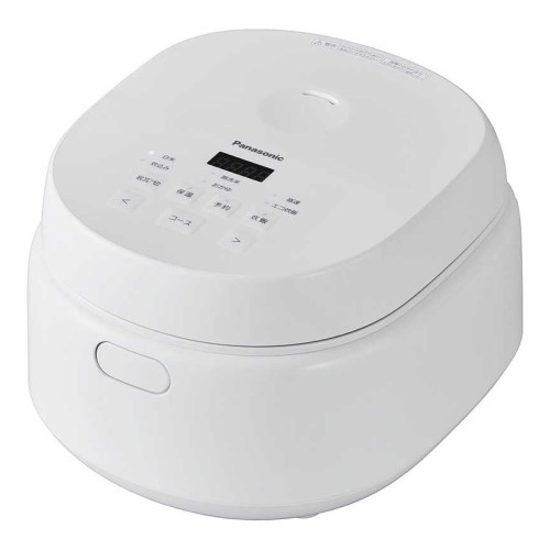 電子炊飯器 5.5合 マイコンジャー 黒角厚釜 ホワイト パナソニック SR-A110D-W