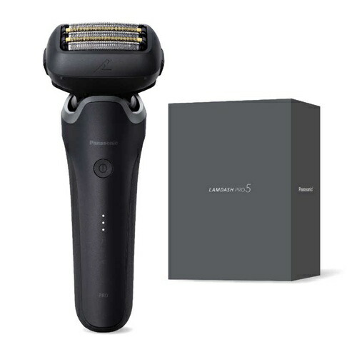 シェーバー メンズ ラムダッシュPRO 5枚刃 パナソニック ES-L551D-K マットブラック 防水 水洗い 充電中でも剃れる ACアダプター充電