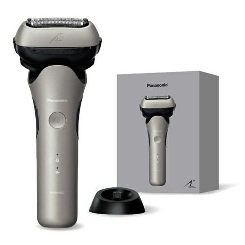 シェーバー メンズ ラムダッシュ 3枚刃 パナソニック ES-L361D-S シャンパンシルバー 防水 水洗い 充電中でも剃れる ACアダプター充電