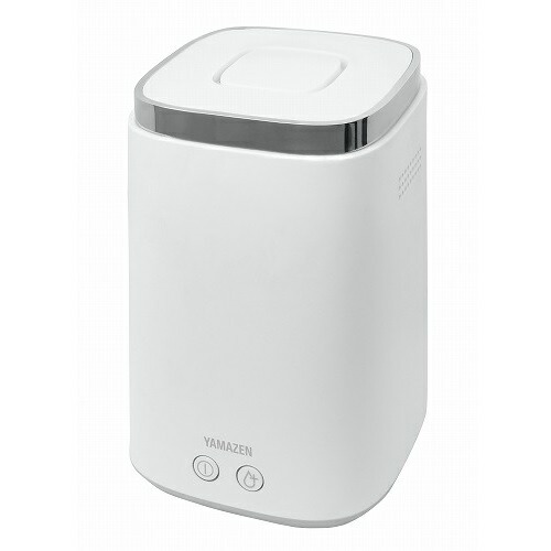 山善 スチーム式加湿器 ホワイト KS-J243