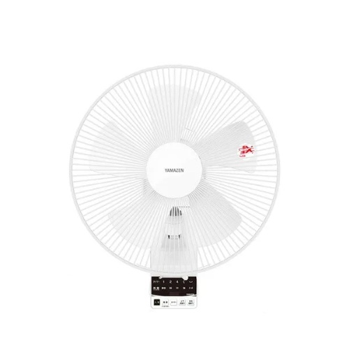 壁掛け扇風機 DCモーター 30cm 上下左右自動首振り 風量5段階 タイマー 山善 YWRX-BGD307(W)