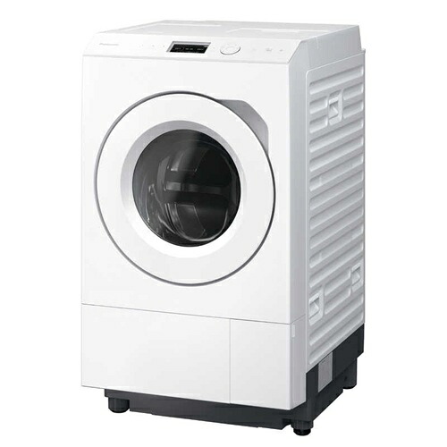パナソニック Panasonic ななめドラム洗濯乾燥機 洗濯12kg 乾燥6kg トリプル自動投入 温水スゴ落ち泡洗浄 スマホ操作 左開き マットホワイト NA-LX127FL-W