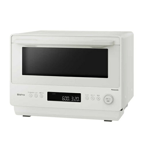 パナソニック オーブンレンジ ビストロ NE-BS5E-W オフホワイト Bistro 26L フラットテーブル 遠赤ヒーター