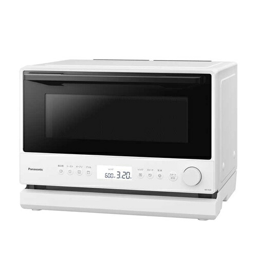 パナソニック オーブンレンジ NE-FS3E-W ホワイト 23L 遠赤ヒーター フラットテーブル