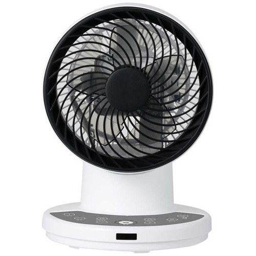 サーキュレーター DCモーター搭載 (省エネタイプ) 自動首振り機能あり 18畳 リモコン付き ホワイト シィーネット CCDS313WH