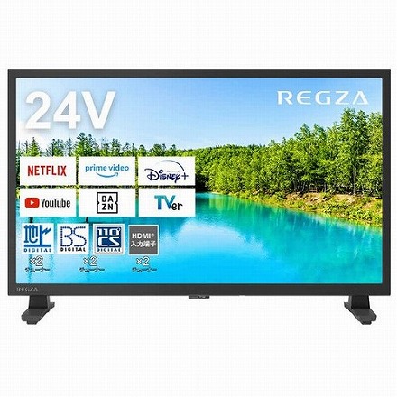 TVS REGZA レグザ 液晶テレビ 24型 24V35N ハイビジョン Bluetooth対応 ネット動画