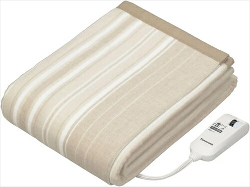 パナソニック Panasonic 電気毛布 掛け敷き兼用 室温センサー搭載 8段階温度調節 ダニ対策 抗菌防臭 丸洗い可 シングル 188×137cm ベージュ DB－R31M－C