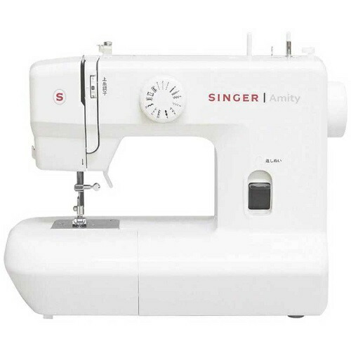 コンパクト電動ミシン Amity フットコントローラー付き ホワイト シンガー SN20A