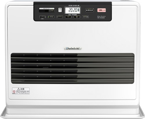 ダイニチ 石油ファンヒーター SDX TYPE クールホワイト 木造19畳まで コンクリート25畳まで タンク容量9.0L FW-7224SDX W