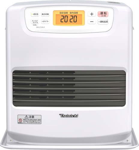 ダイニチ 石油ファンヒーター LS TYPE ムーンホワイト 木造10畳まで コンクリート13畳まで タンク容量9.0L FW-3725LS W