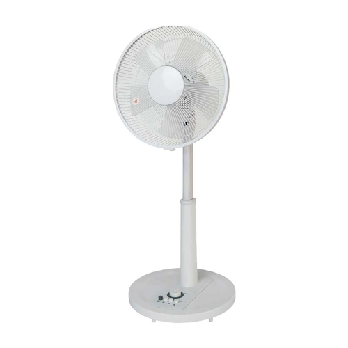 リビング扇風機 ACモーター搭載 メカ式 ホワイト TEKNOS KI-1710(W)