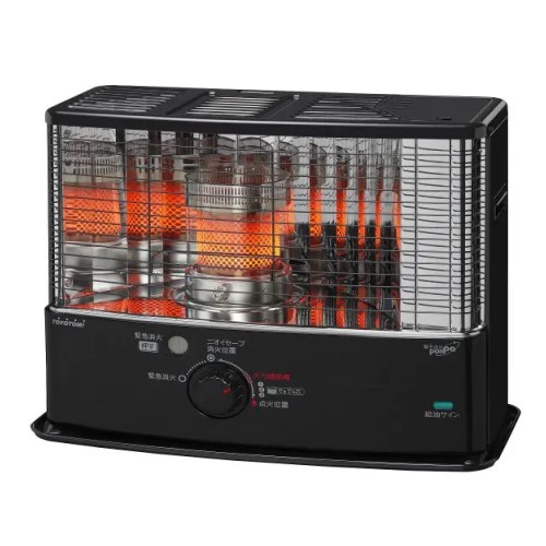 石油ストーブ ワイドタイプ ブラック コンクリート11畳 木造8畳 トヨトミ RS-W3024-B