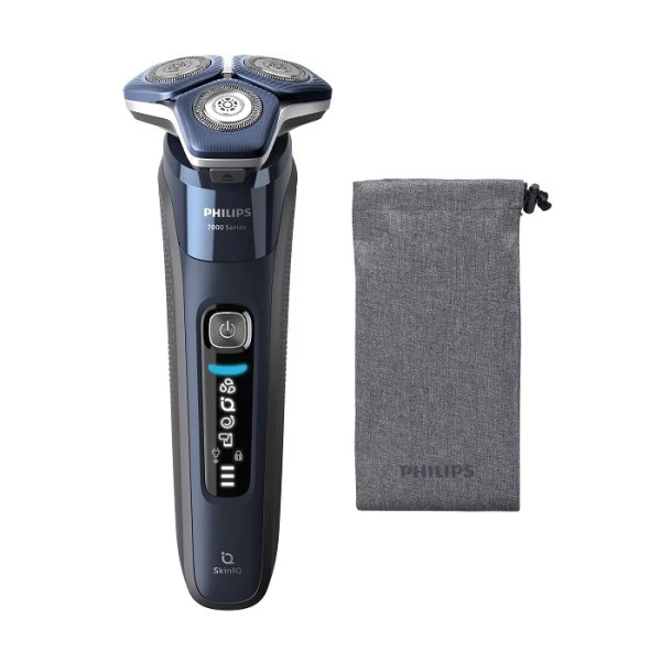 メンズシェーバー[電気シェーバー]【回転刃】（メタリックネイビー） PHILIPS Shaver series 7000 フィリップス S7885/10
