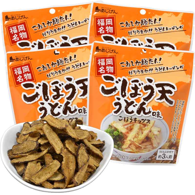 ごぼう天うどん味 ごぼうチップス 160g ( 40g×4 )
