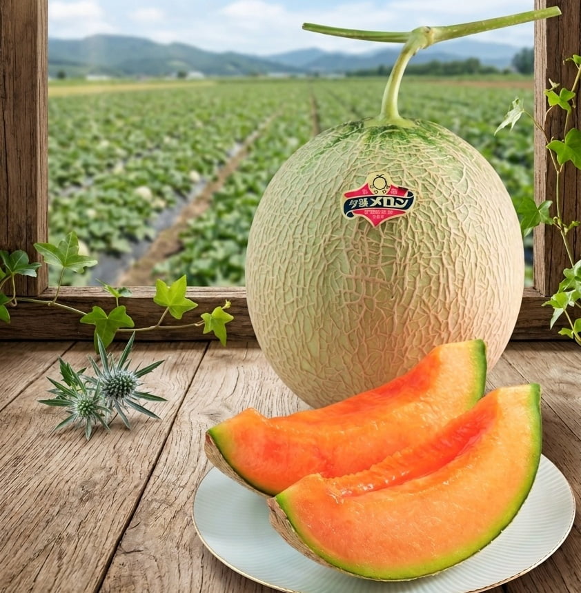 【出荷時期7/1～8月上旬まで(受付7/31終了)】北海道産夕張メロン優品2玉 0000-010021
