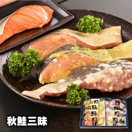 北海道産 秋鮭三昧【C】冷凍 6002-050103