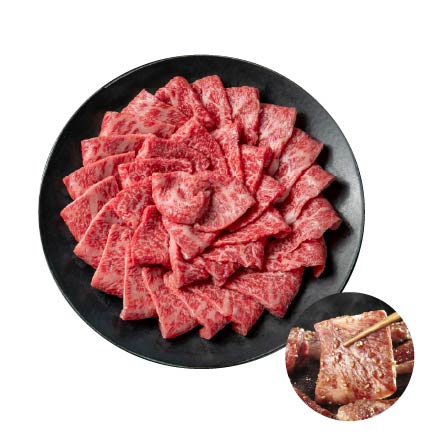 近江牛 焼肉用 カルビ バラ 1kg(500g×2pac)