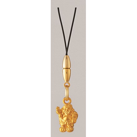 純金製　ストラップ　大黒天