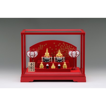 純金　御雛様（五人飾り）25ｇ