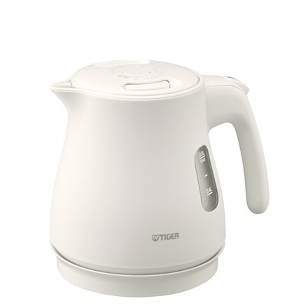 TIGER　蒸気レス電気ケトル　0.8L　マットホワイト　PCV-A080WM