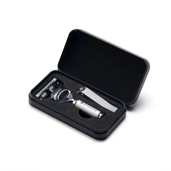 SUWADA　トラベルレイザーセット　シルバー