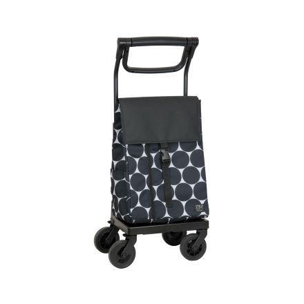 GRAN MARIE　GM-124ST　ショッピングカート　ドットブラック