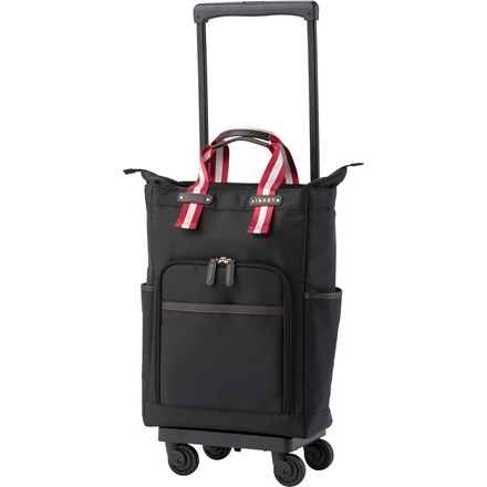 スワニー D-630 ポルド座面付 L21 ブラック×レッド