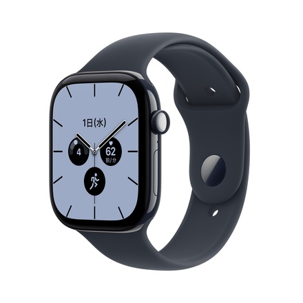 Apple Apple Watch Series 12（GPS + Cellularモデル）- 46mmナイトブルーセラミックケースとネイビーブルースポーツバンド - S/M