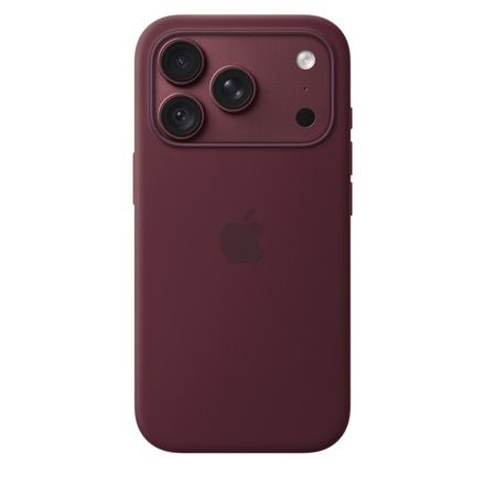 Apple MagSafe対応iPhone 18 Proシリコーンケース - バーガンディ