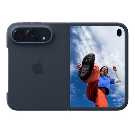 Apple iPhone Duoケース - ネイビーブルー