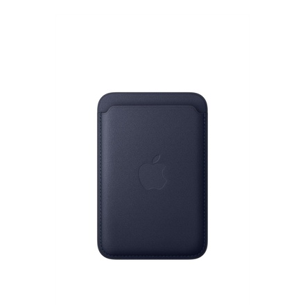 Apple MagSafe対応iPhoneファインウーブンウォレット - ネイビー