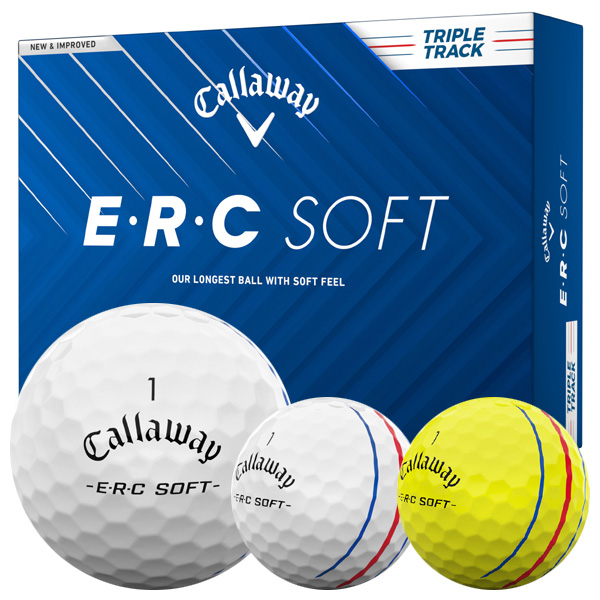 キャロウェイ ERC ソフト ゴルフボール 2025 ホワイト 1ダース