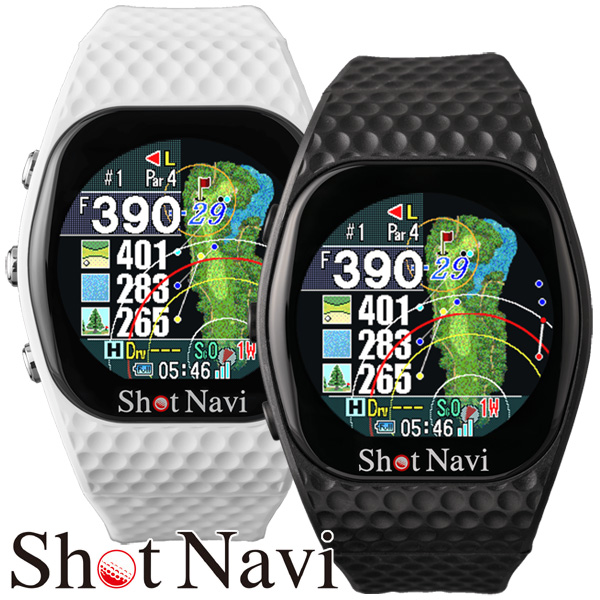 ショットナビ インフィニティ タッチ 腕時計型 ゴルフ用GPS距離測定器 ホワイト