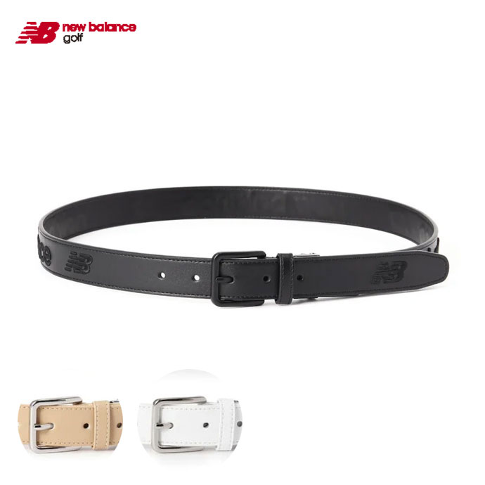 ニューバランス ベルト 125982003 ベージュ×チャ