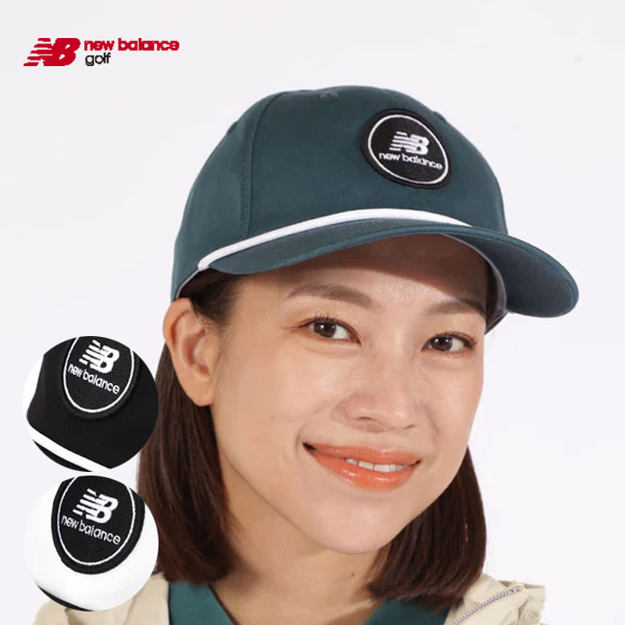 ニューバランス ゴルフ用 キャップ SEMI-CURVED BRIM CAP 125187004 ブラック